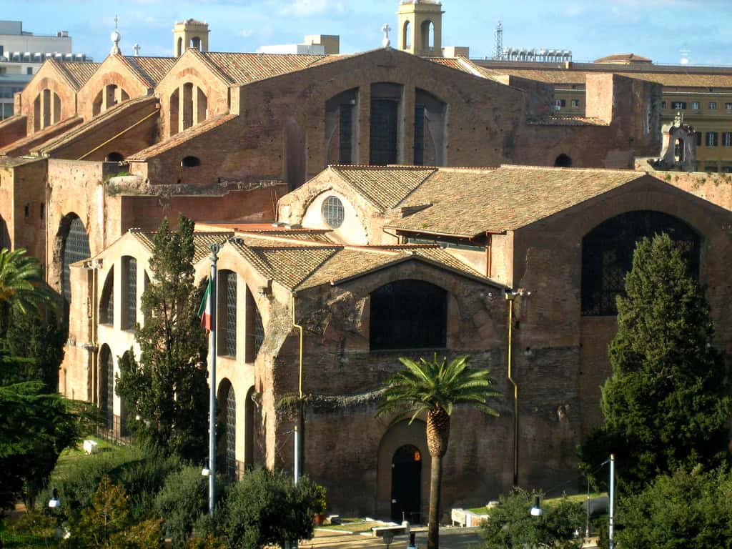 Facciata della Basilica di Santa Sabina all'Aventino a Roma